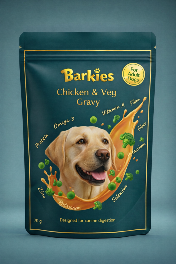 Barkies Adult Gravy Chicken & Veg